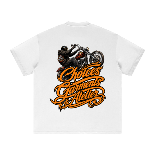 HD Org motorcycle heritage graphic t-shirt by Choices Garments & Atelier