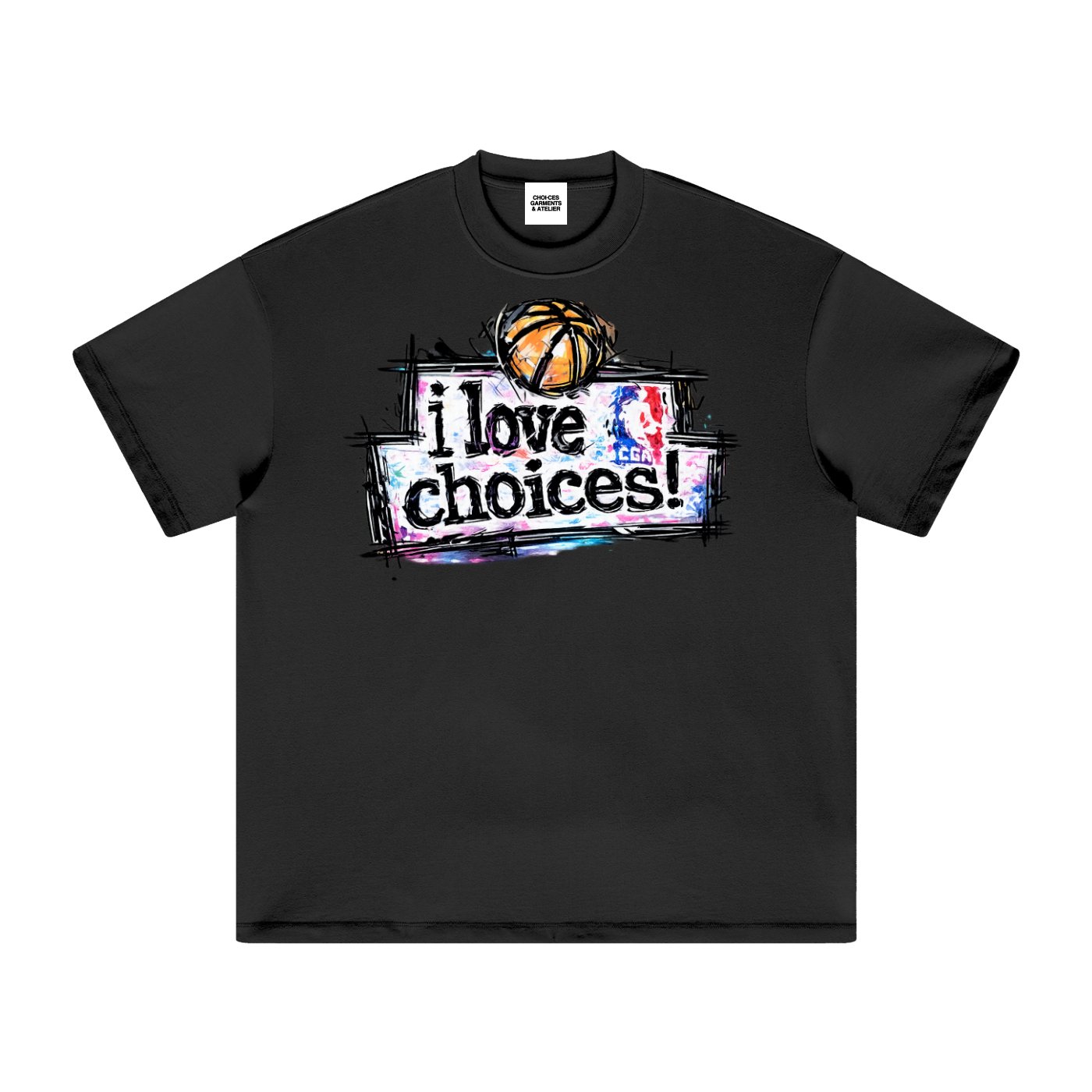 I Love CGA graphic t-shirt by Choices Garments & Atelier