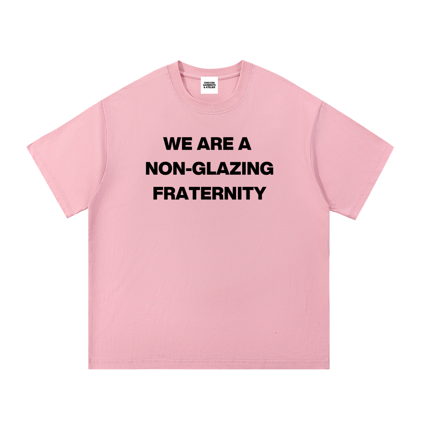 No Glaze authentic statement graphic t-shirt by Choices Garments & Atelier