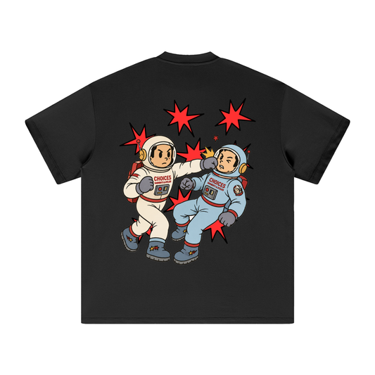 BBC futuristic space graphic t-shirt by Choices Garments & Atelier