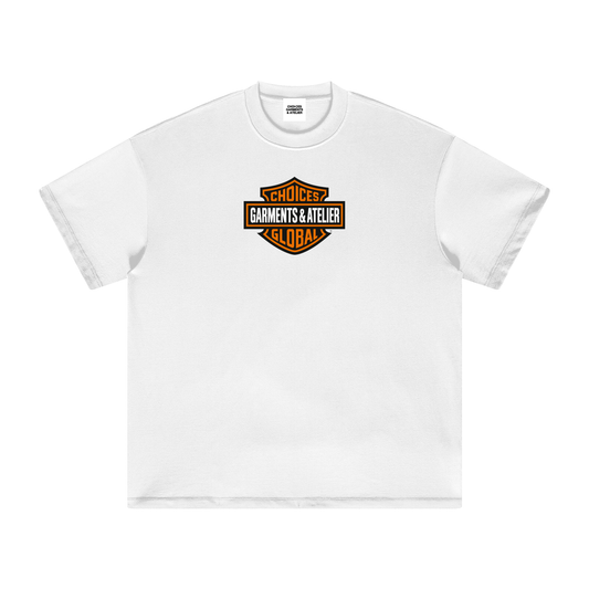 HD Org motorcycle heritage graphic t-shirt by Choices Garments & Atelier